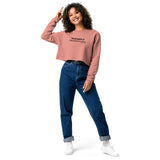 Person Behind Me Crop Sweatshirt (Black)